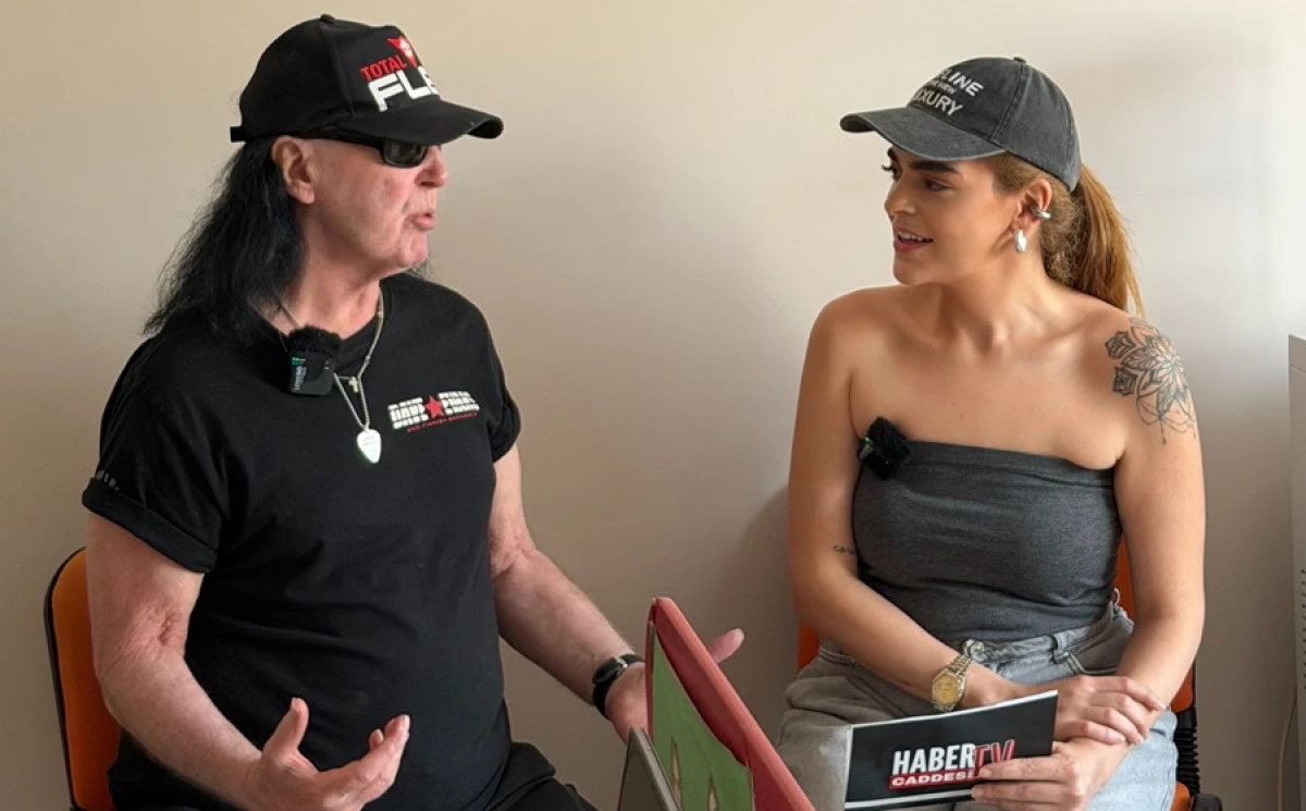 D&Uuml;NYACA &Uuml;NL&Uuml; ROCK YILDIZI DAVE AVENS HABERCADDESİTV'DE