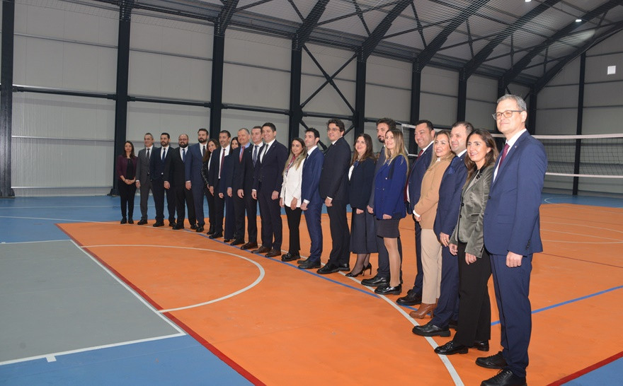 EGİAD ORTAOKULU SPOR SALONU TAMAMLANDI