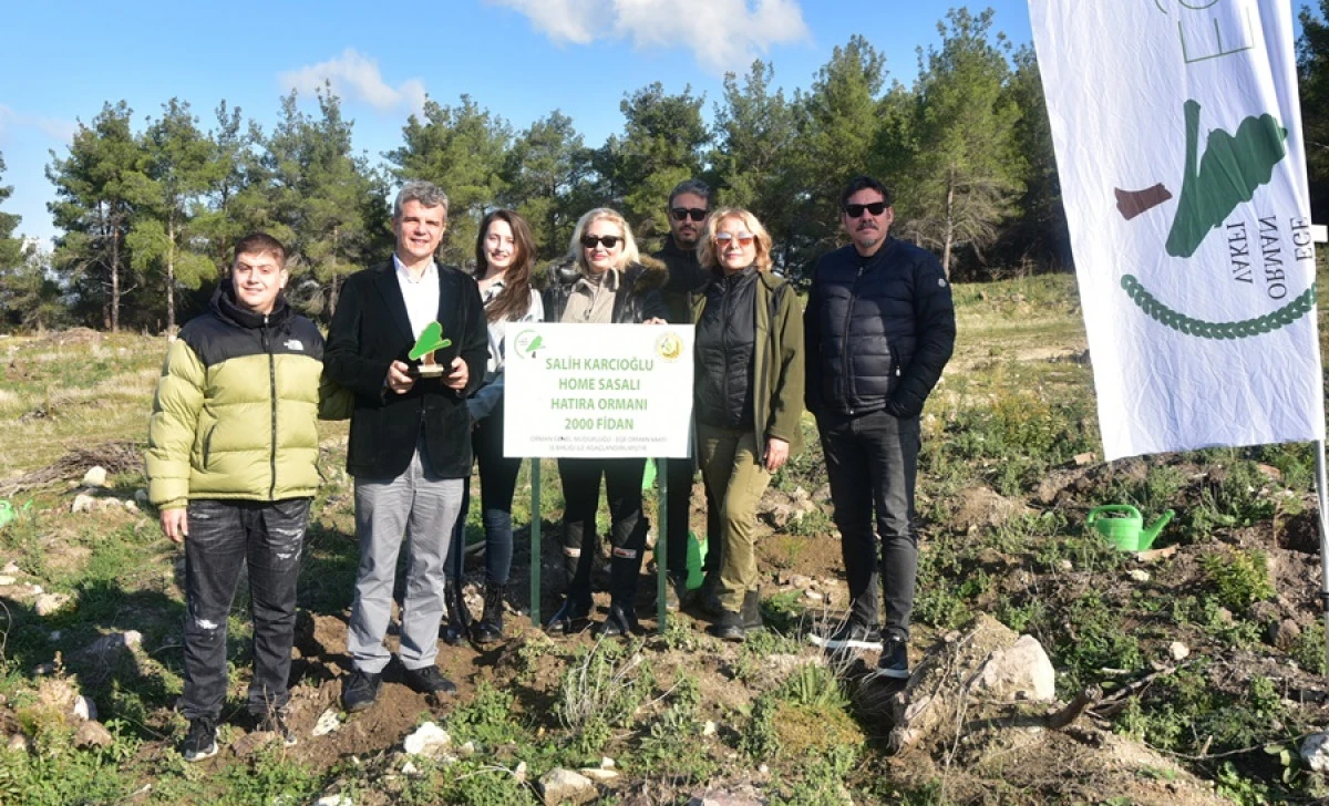 HOMESASALI HATIRA ORMANINDA FİDANLAR TOPRAKLA BULUŞTU