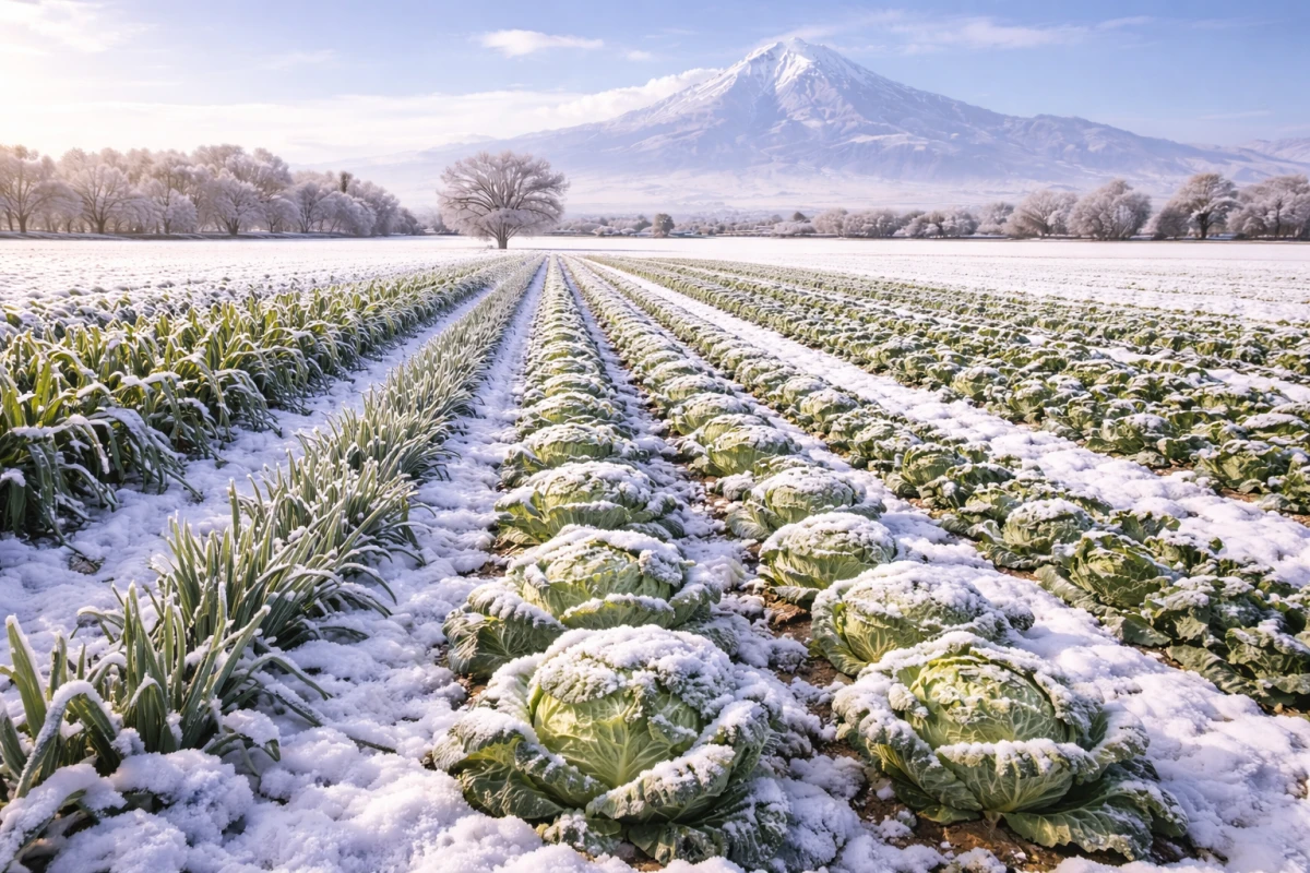 IĞDIR&rsquo;DA KIŞLIK SEBZE &Uuml;RETİMİ S&Uuml;R&Uuml;YOR 